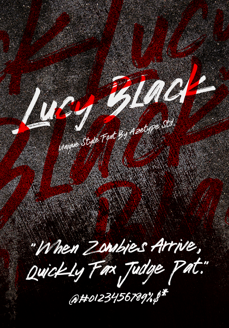Lucy Black Font
