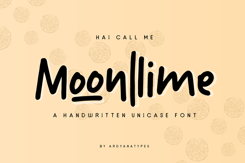Moonllime Font