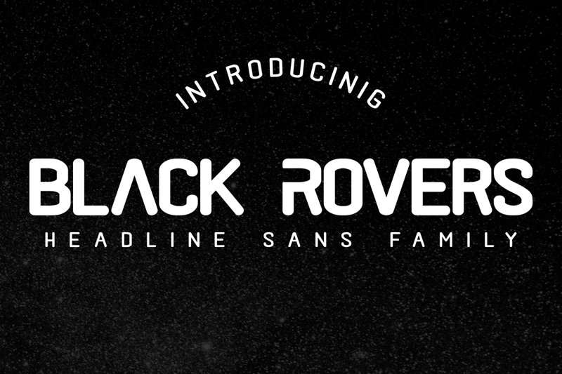 Black Rovers Font