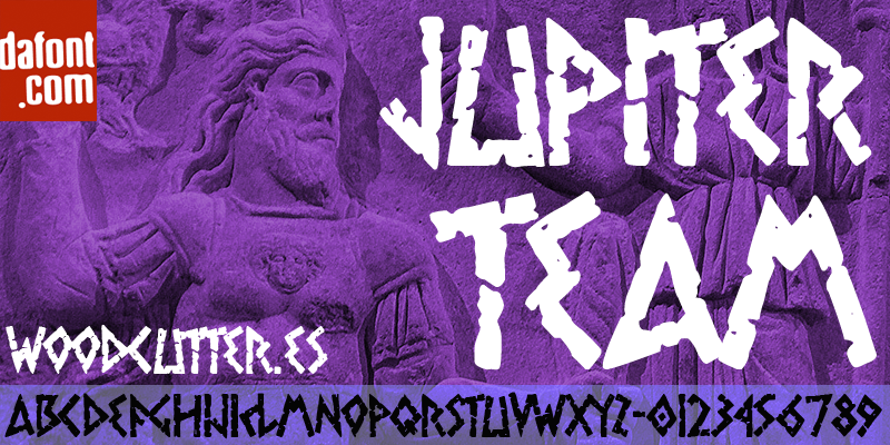 Jupiter Team Font