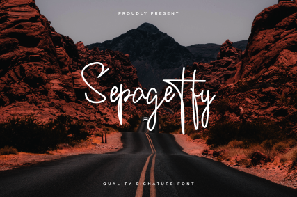 Sepagetty Font