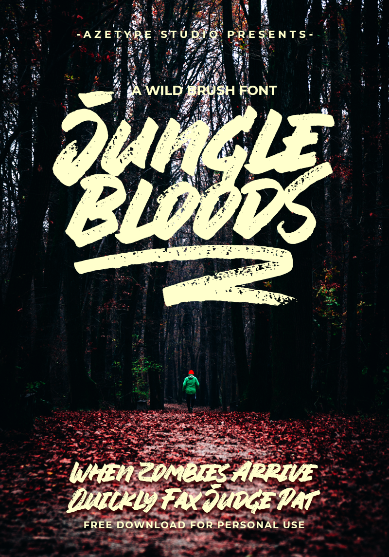 Jungle Bloods Font