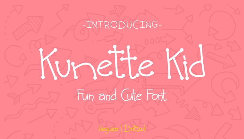 Kunette Kid Font