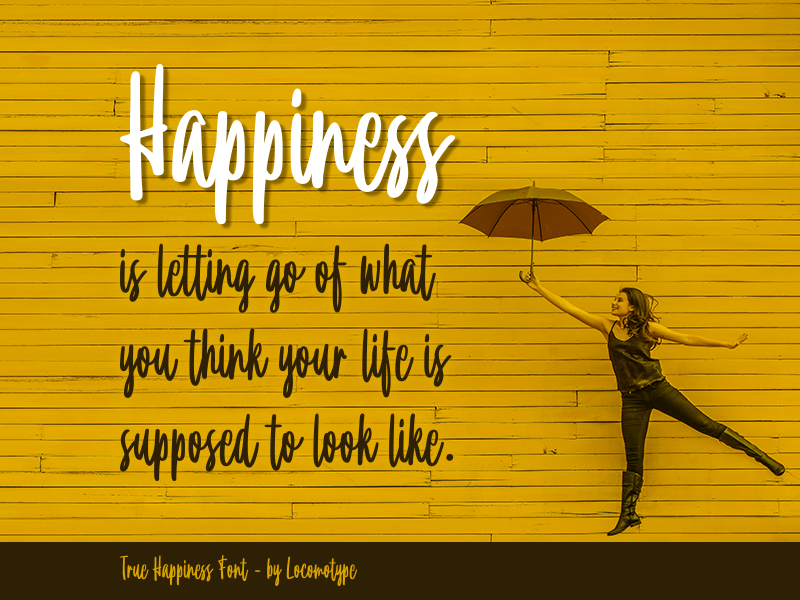 True Happiness Font
