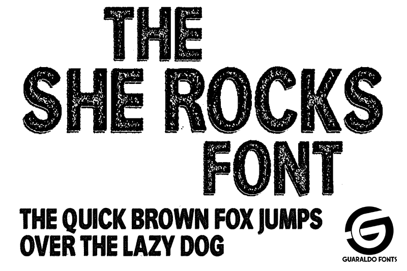She Rocks Font