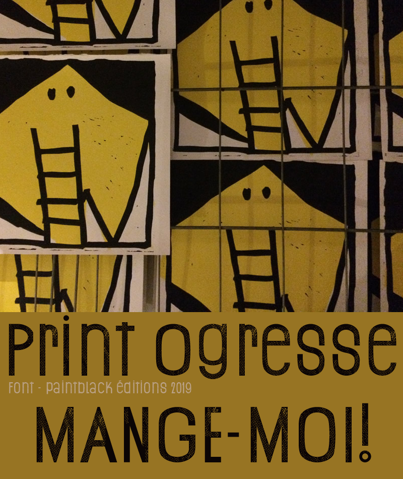 Print Ogresse Font