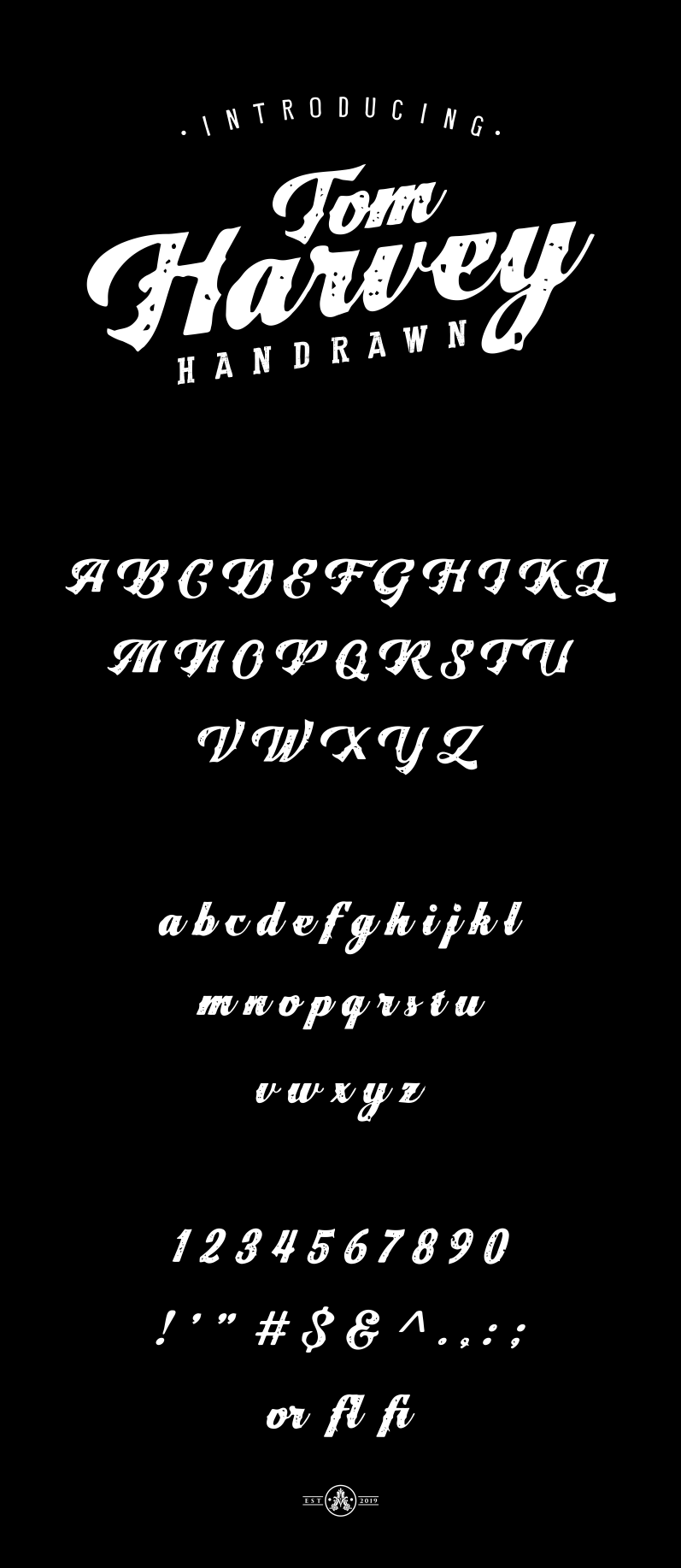 Tom Harvey Script Font
