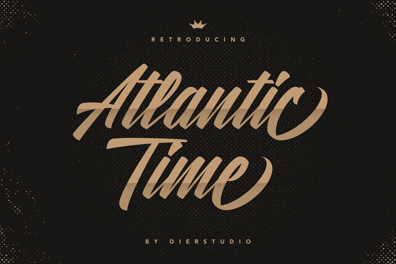 Atlantic Time Font