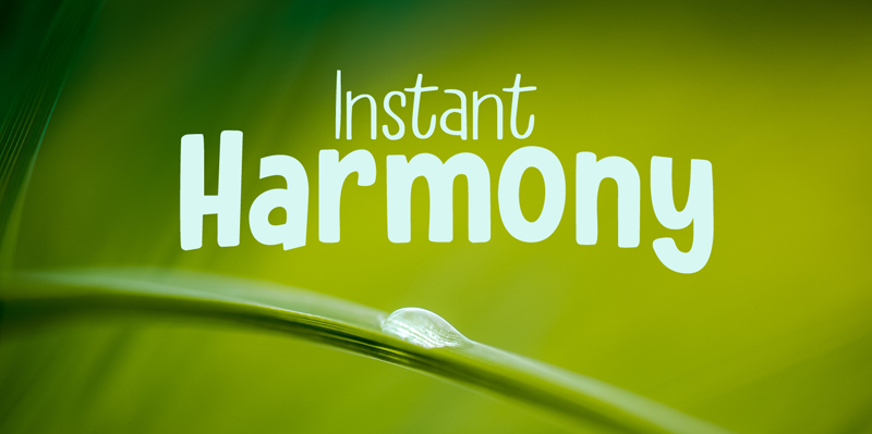 Instant Harmony Font