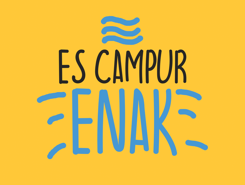 Es Campur Enak Font