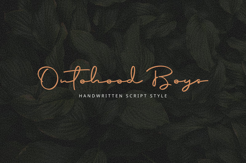 Ontohood Font