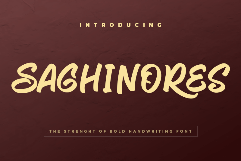 Saghinores Font