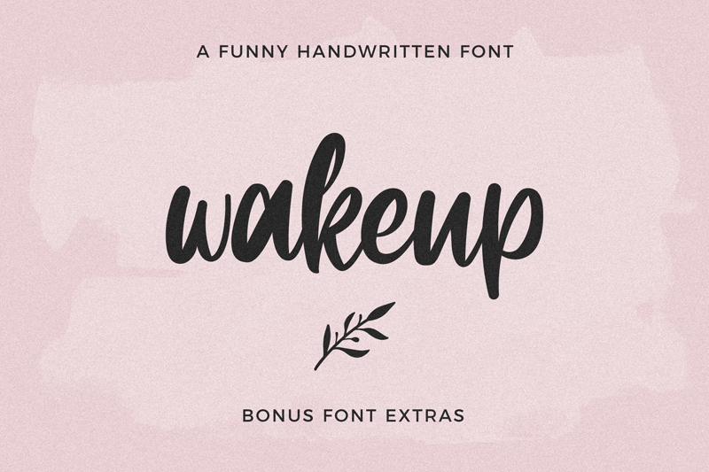 Wakeup Font