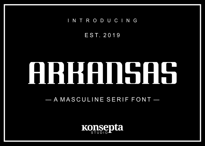 Arkansas Font