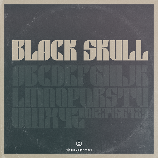 Black Skull Font