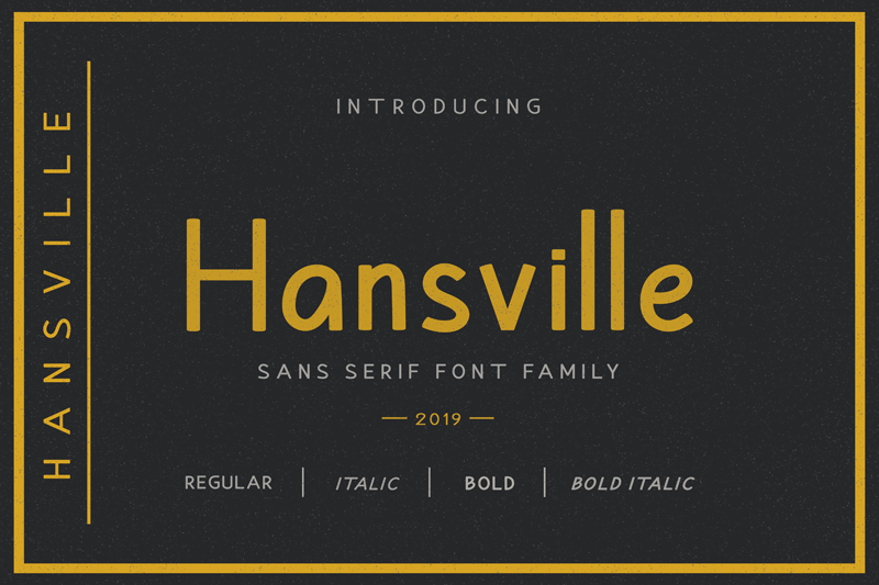 Hansville Font