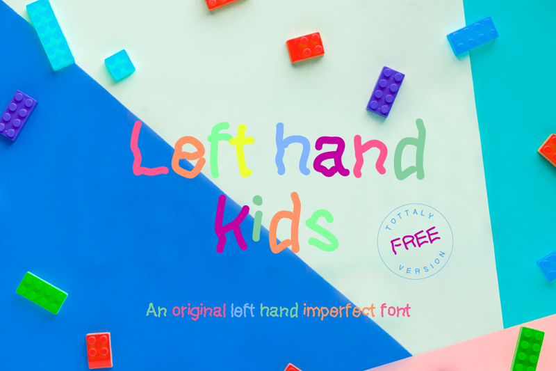 Left Hand Kids Font