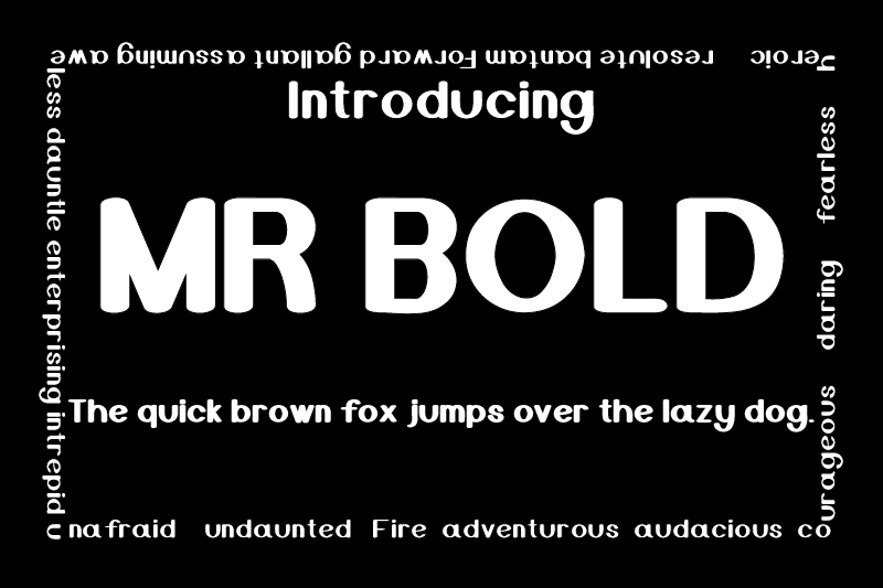 Mr Bold Font