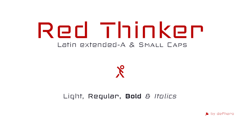 Red Thinker Font