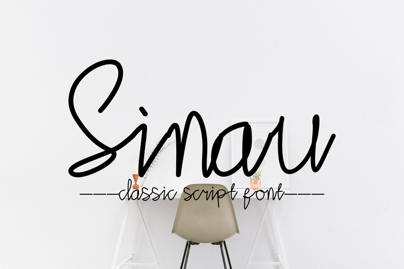 Sinau Font