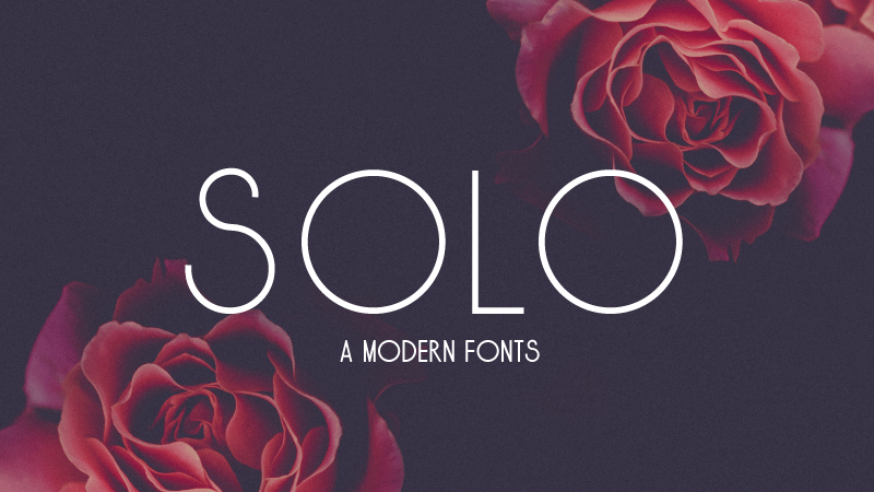 Solo Font