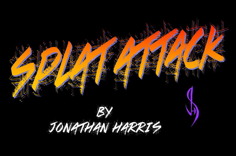 Splat Attack Font