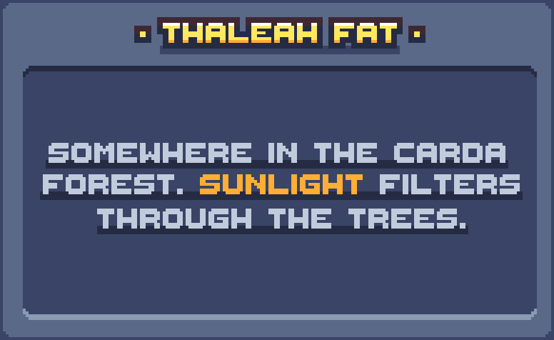 Thaleah Fat Font