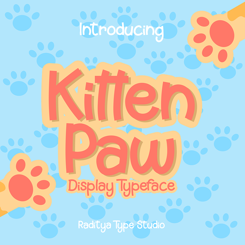Kitten Paw Font