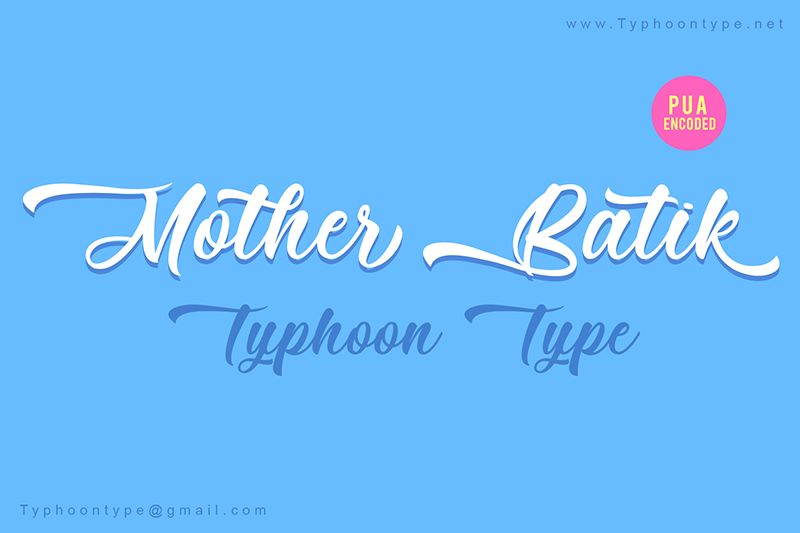 Mother Batik Font