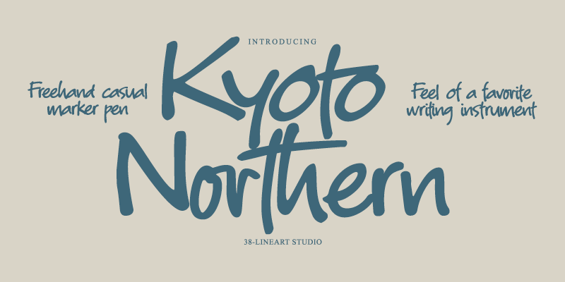 Kyoto Northern Font