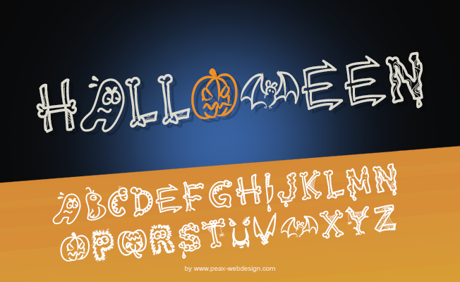 PW Halloween Font