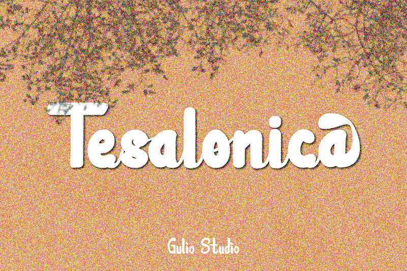 Tesalonica Script Font