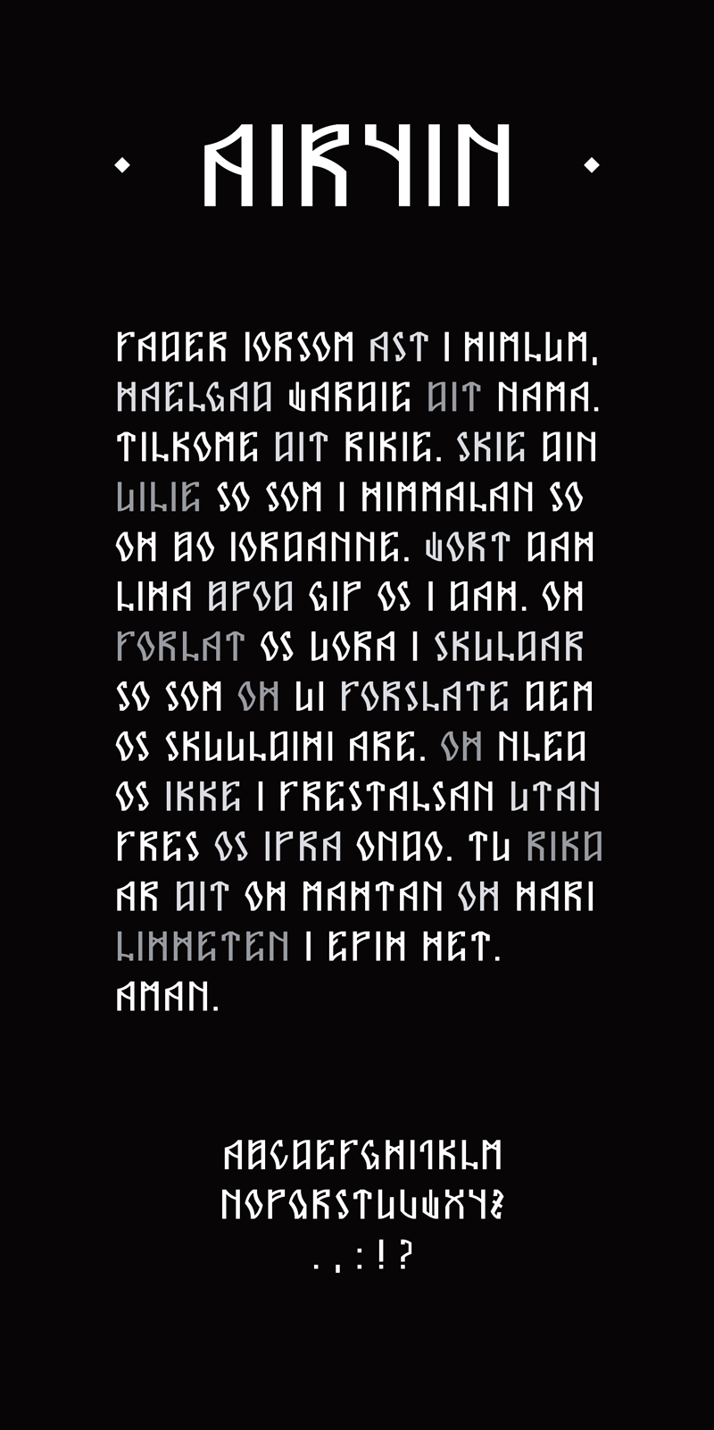 Airyin Font