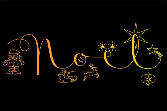 Badinerie Christmas Font