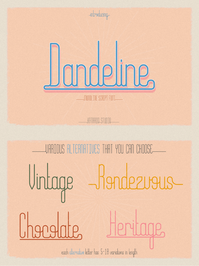 Dandeline Font