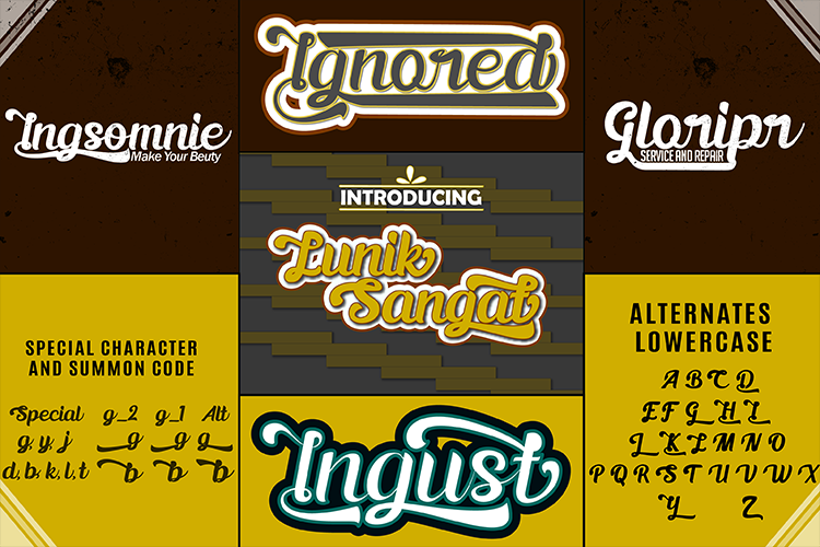 Lunik Sangat Font