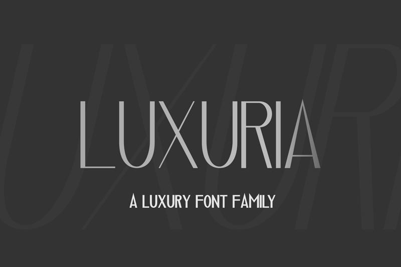 Luxuria Font