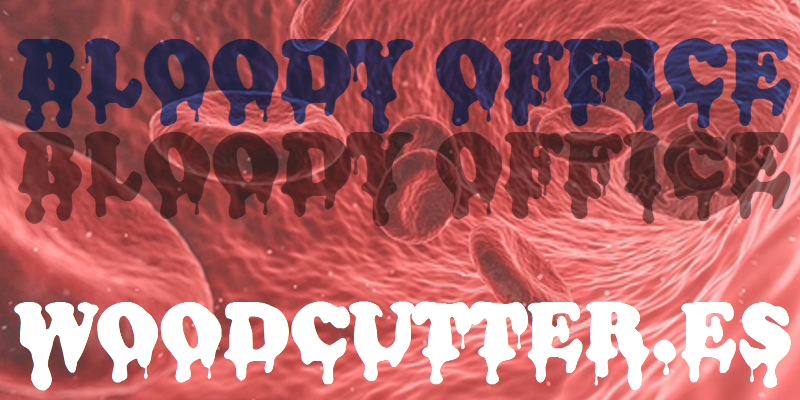Bloody Office Font