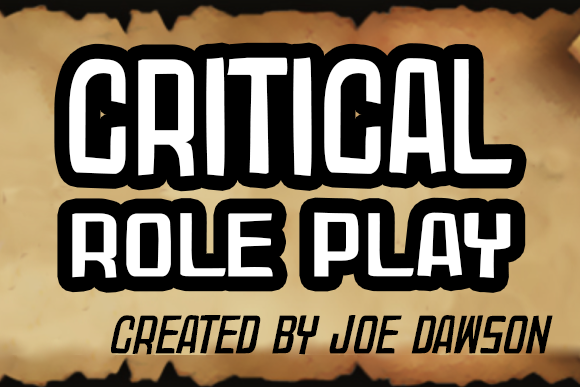 Critical Role Play Font