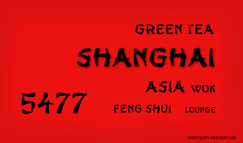 ChopsUey Font