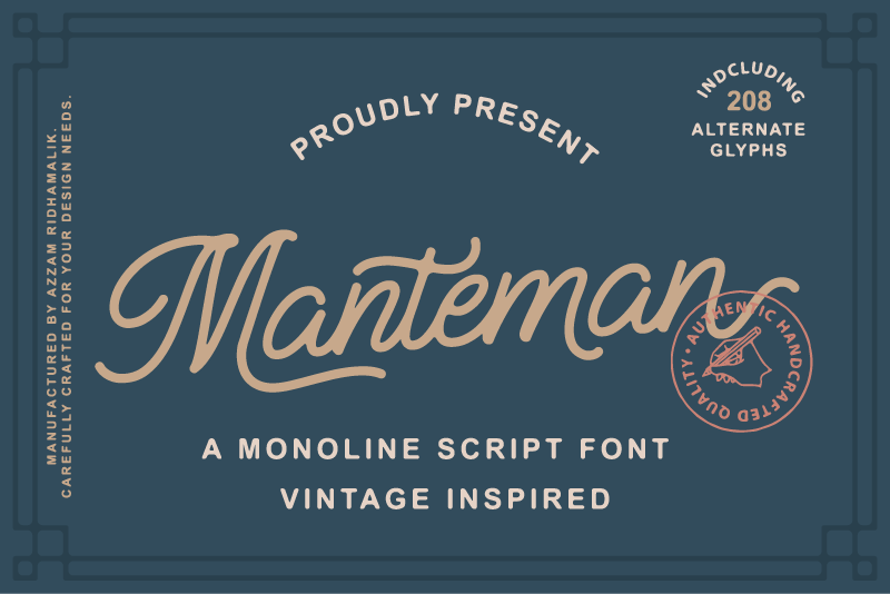 Manteman Font