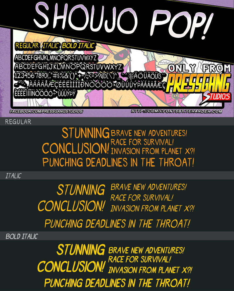 Shoujo Pop! Font