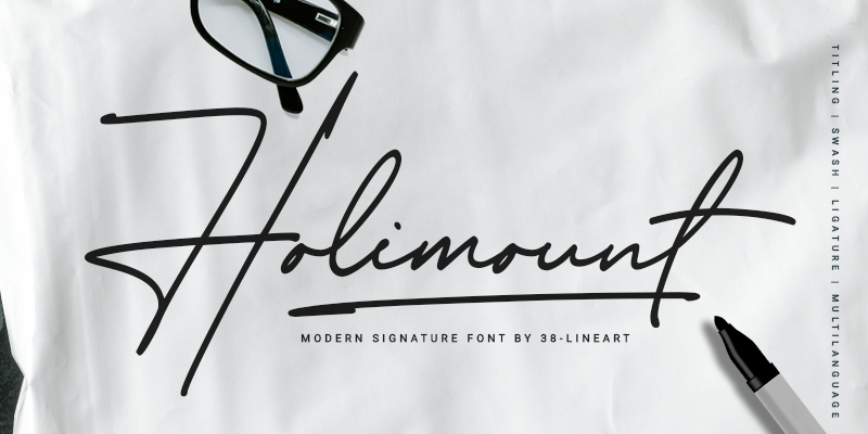 Holimount Font