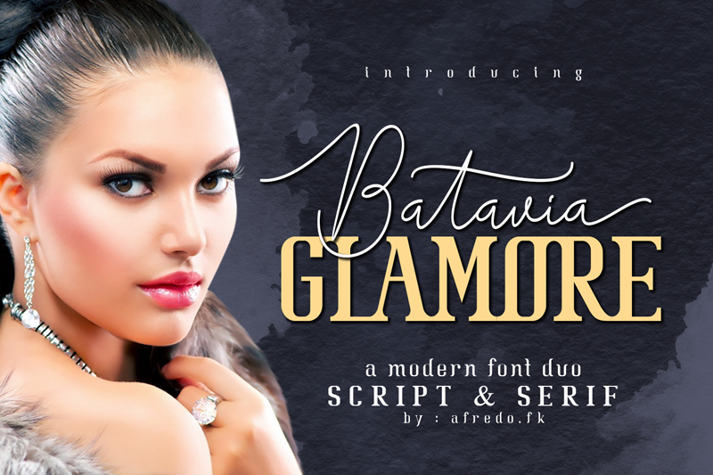 Batavia Glamore Font