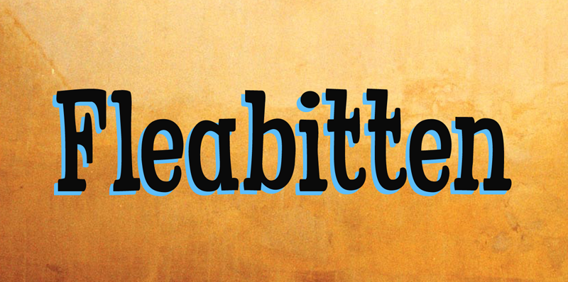Fleabitten Font