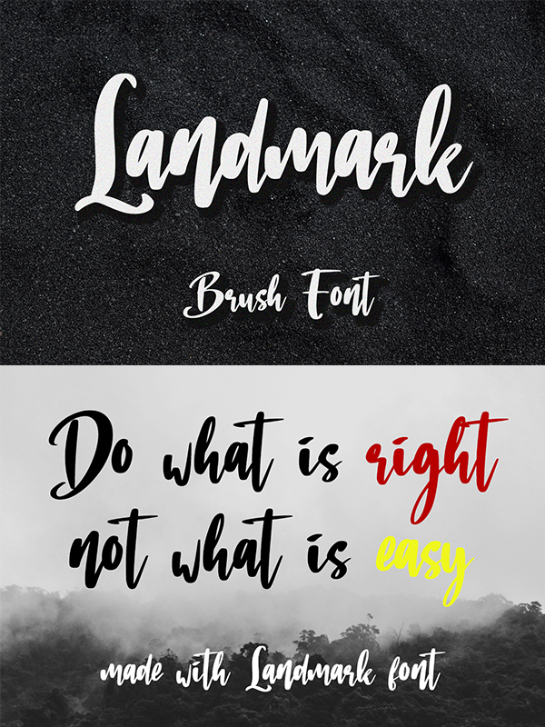 Landmark Font