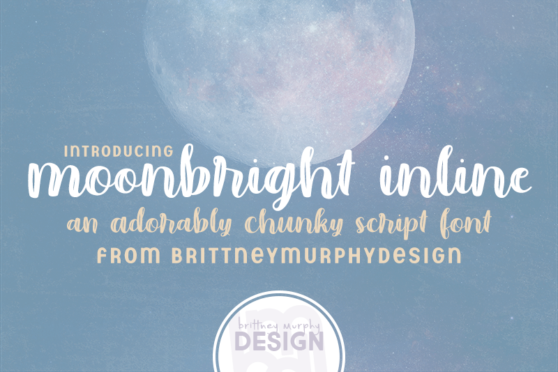 Moonbright Inline Font