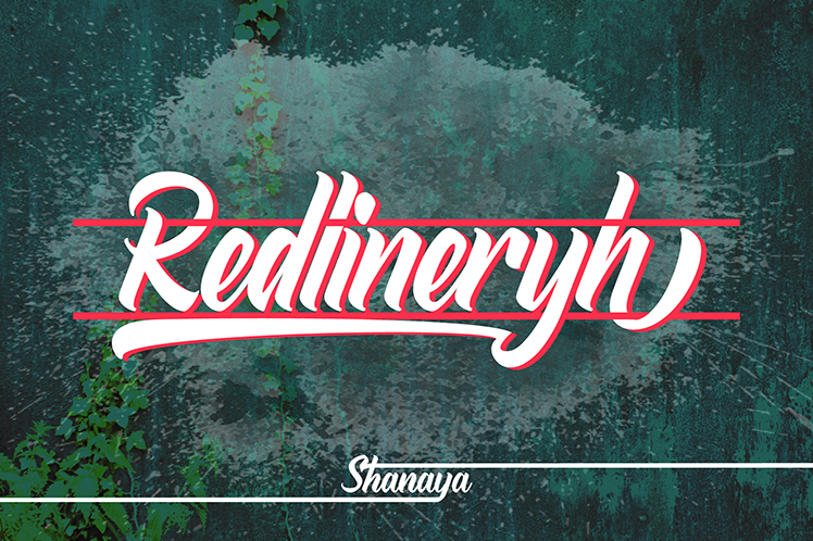 Redlineryh Font