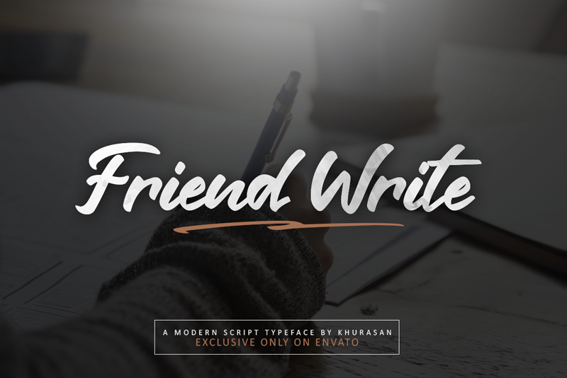 Friend Write Font