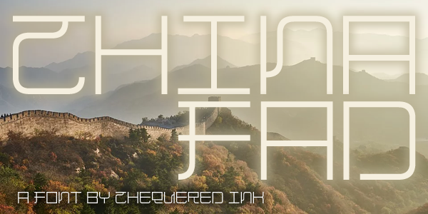 China Fad Font